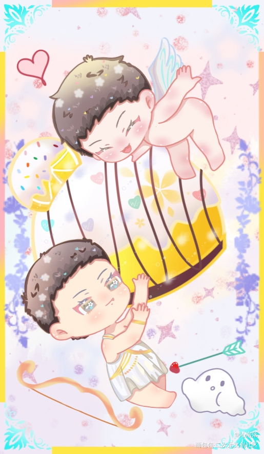 小鱼宝贝生日快乐！_小白杨188男团2022俞风城生日快乐俞白绘画作品