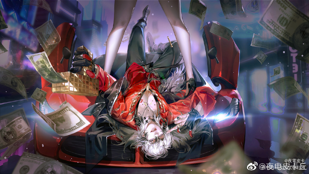 _龙与天空岛无期迷途绘画作品