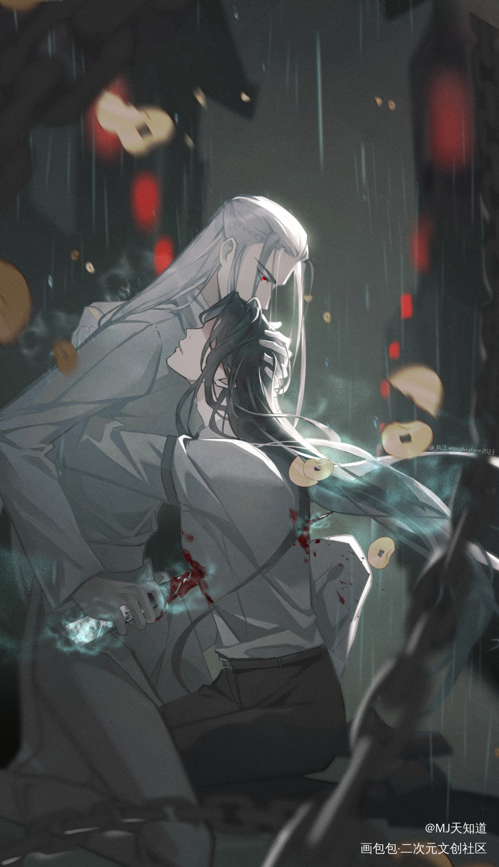 _剧版镇魂沈巍插画同人夜尊绘画作品