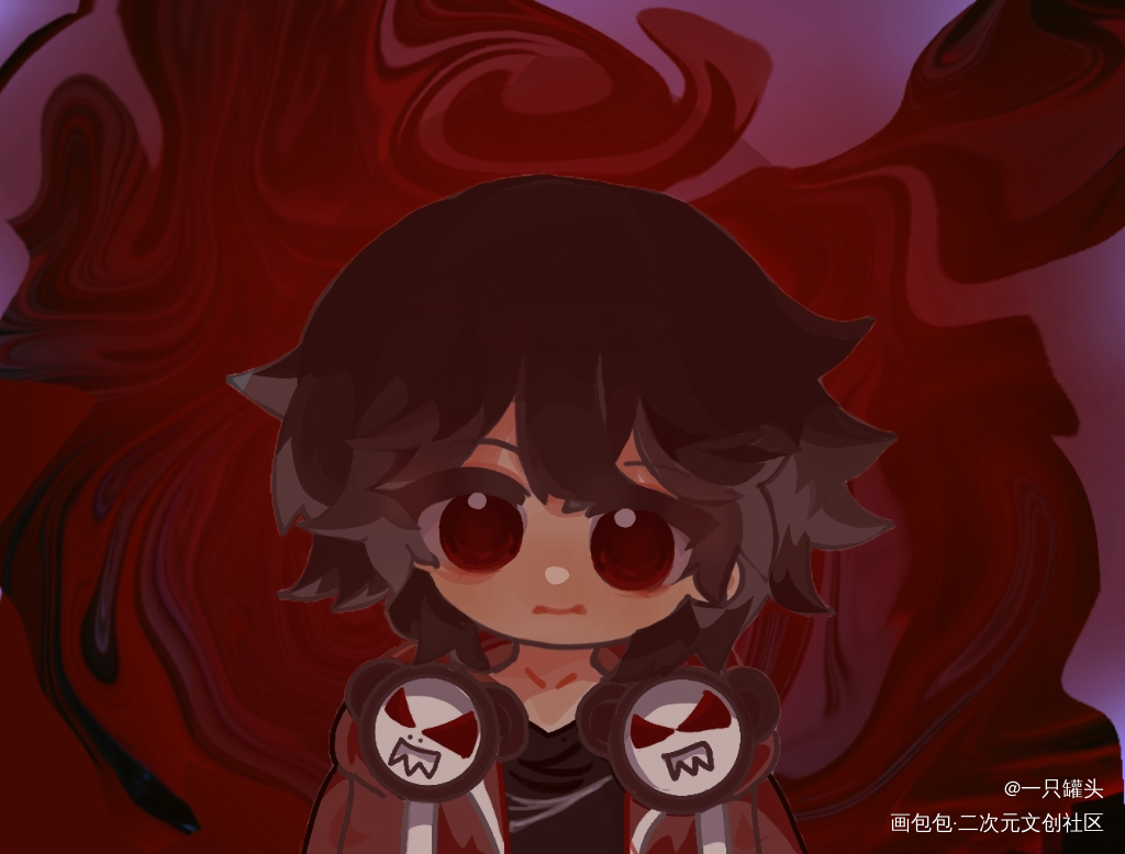 一只猴四_我在惊悚游戏里封神牧四诚绘画作品