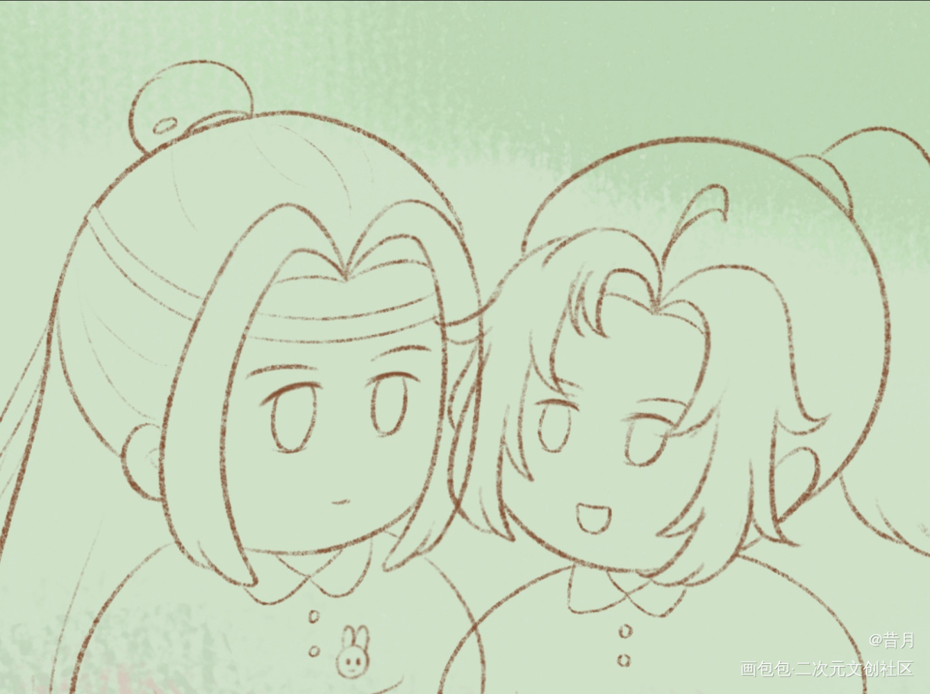 忘羡宝宝_魔道祖师忘羡绘画作品