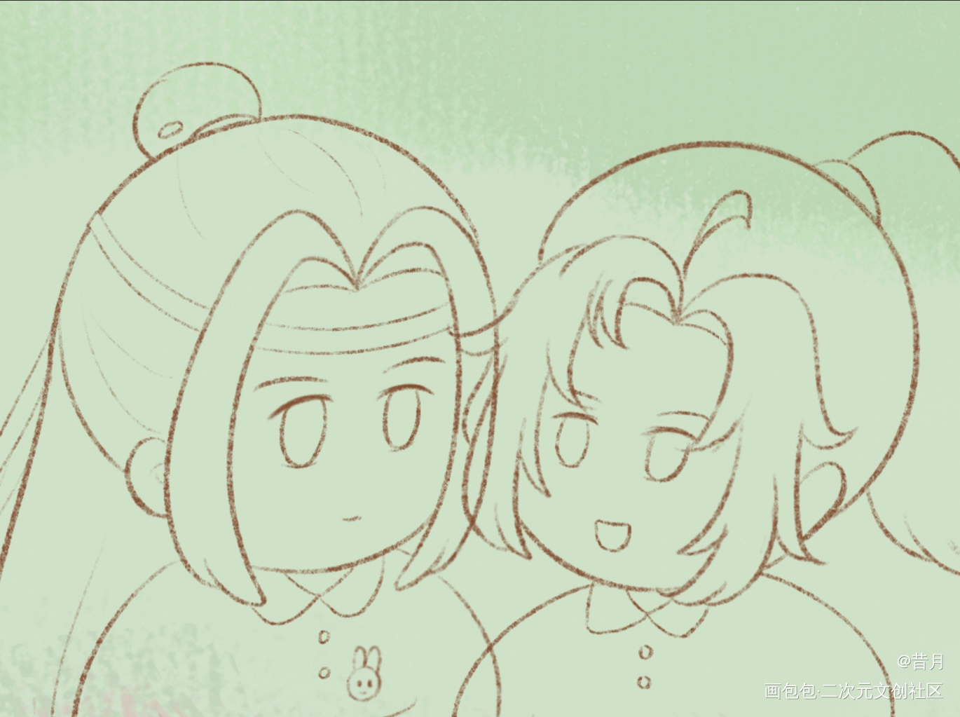 忘羡宝宝_魔道祖师忘羡绘画作品