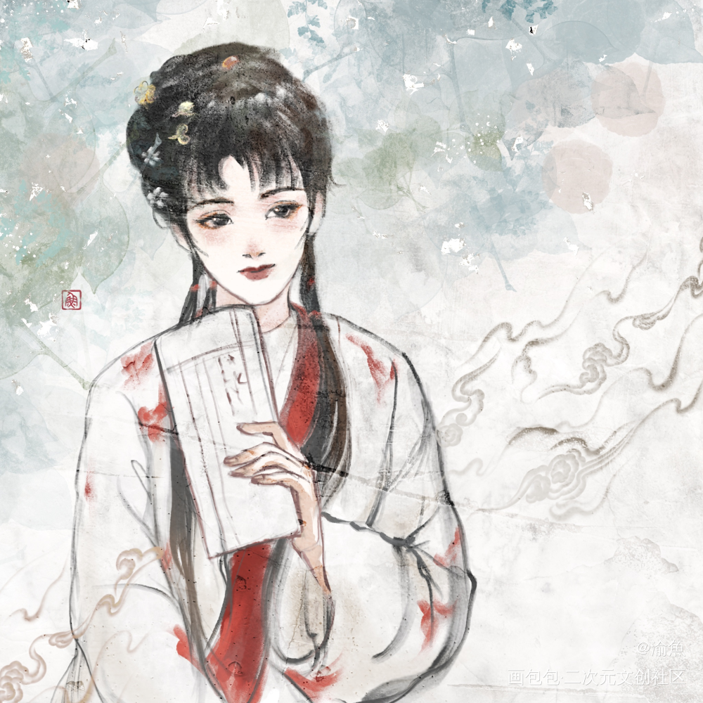 故人是谁？姑苏林黛玉。_红楼梦林黛玉古风绝对演绎稿件展示付费委托摸鱼绘画绘画作品