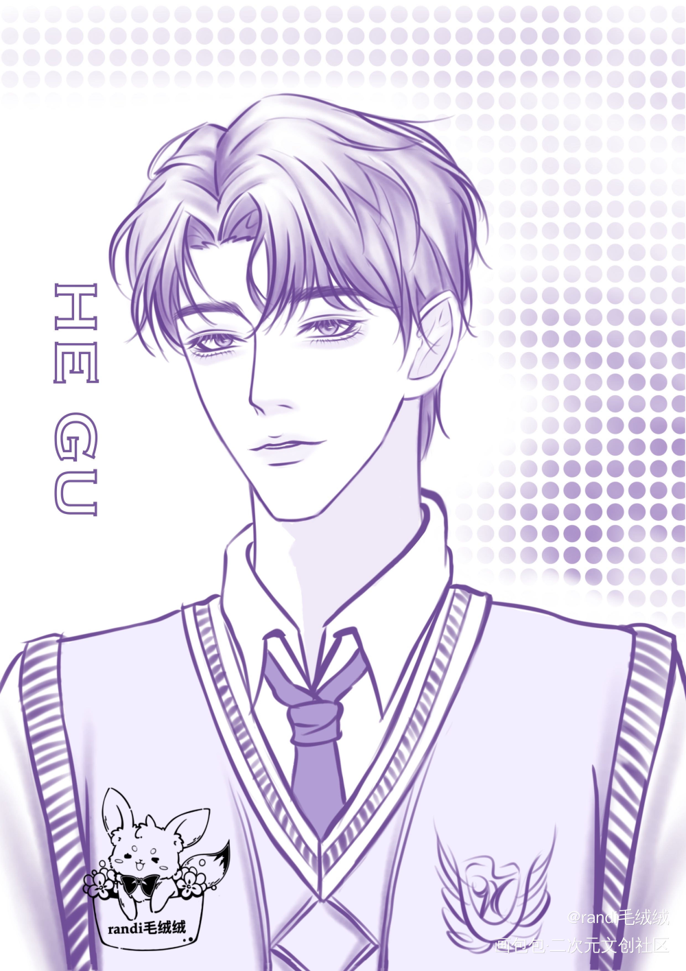 居寒和咕咕_一醉经年188男团寒故板绘涂绘画作品
