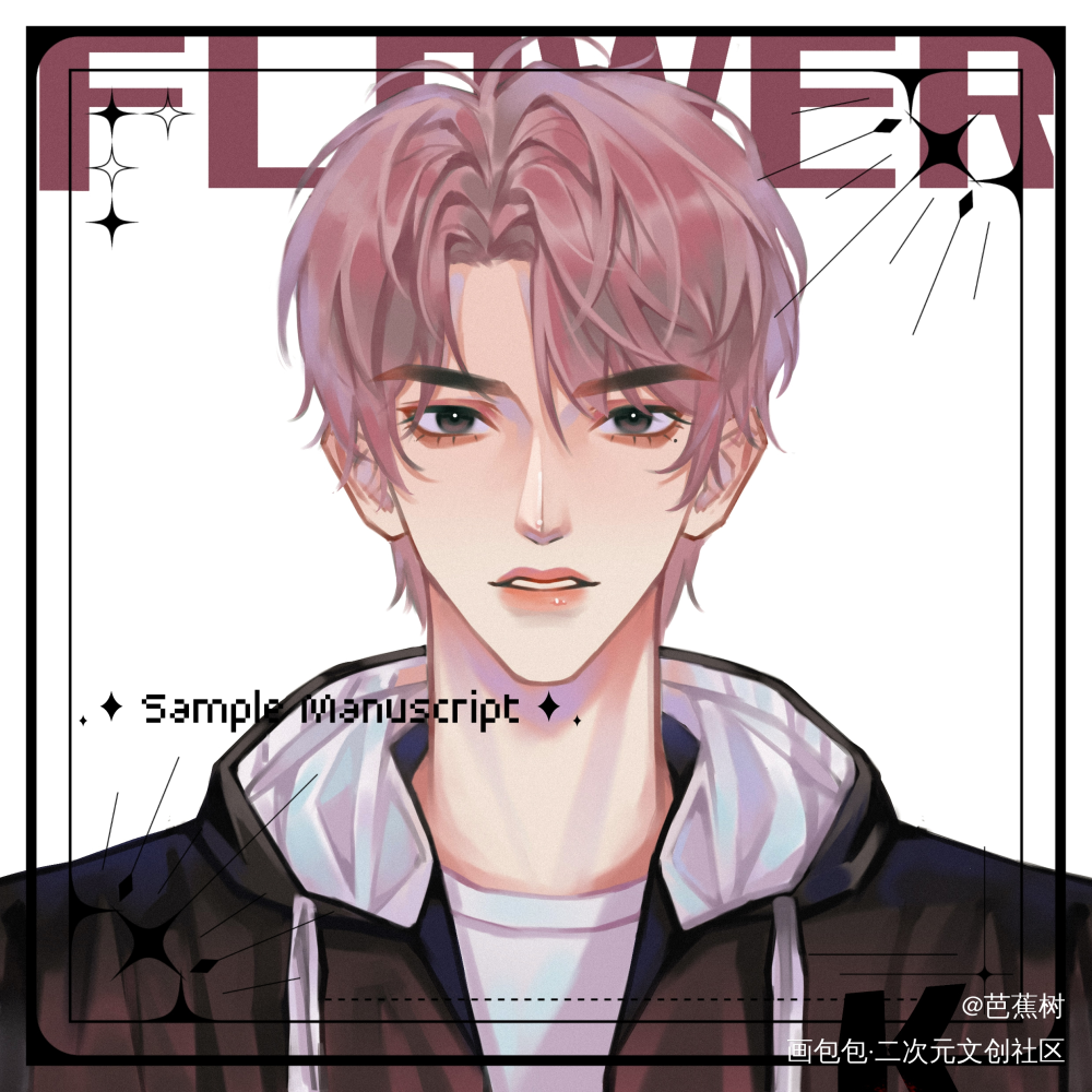 🌸🌸_awm绝地求生花落绘画作品