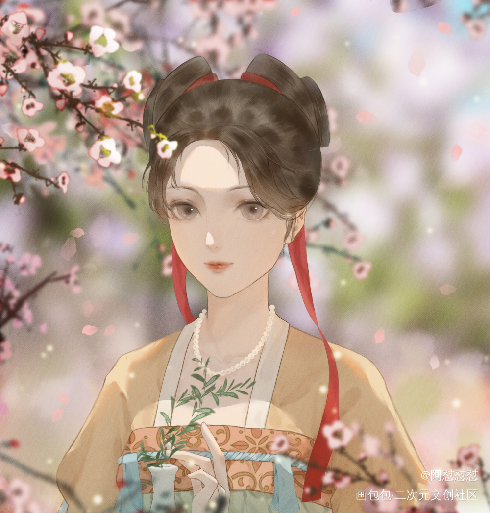 小菩萨_摸鱼页绘画作品