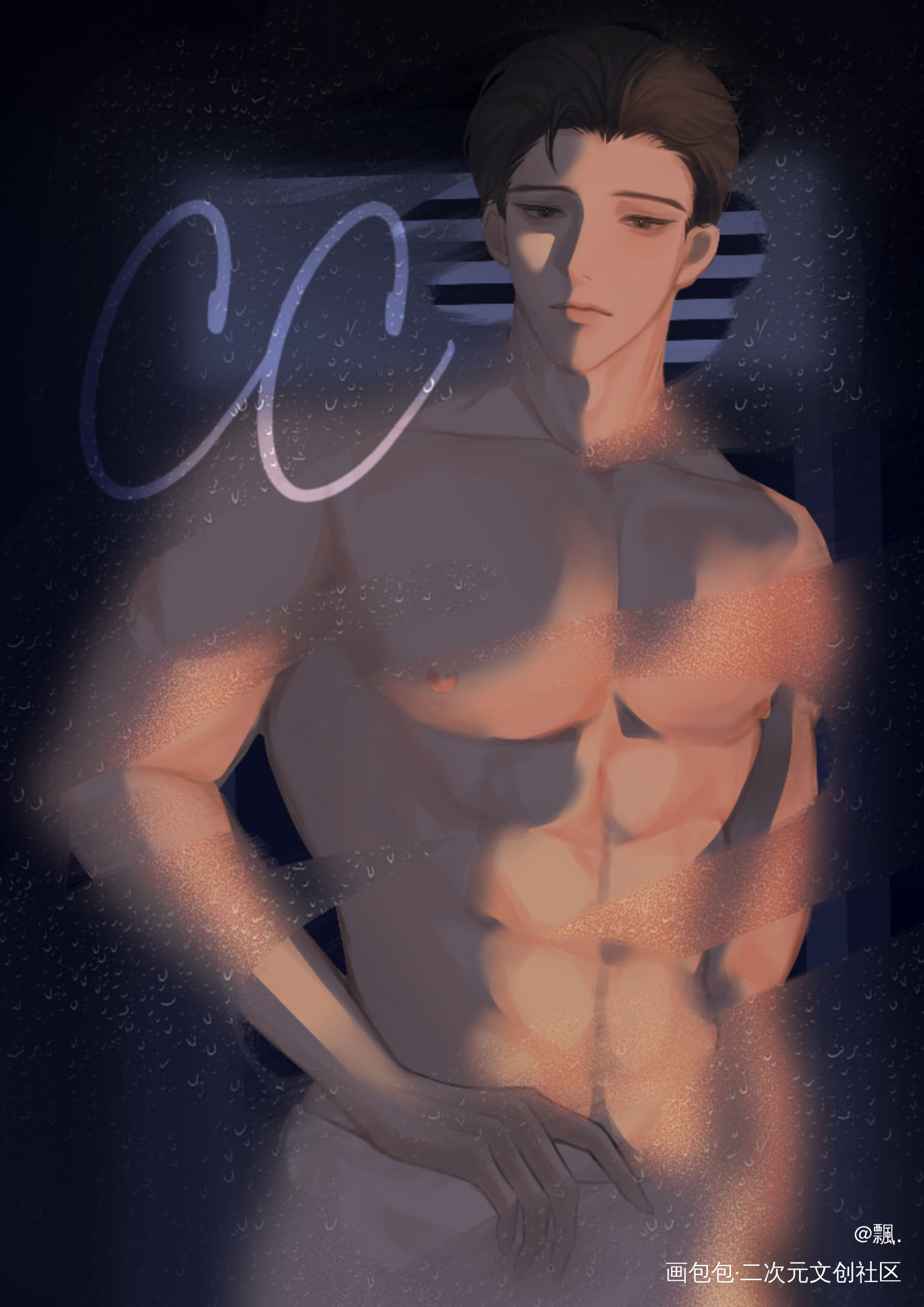 帅哈哈哈_娘娘腔188男团群秀绘画作品
