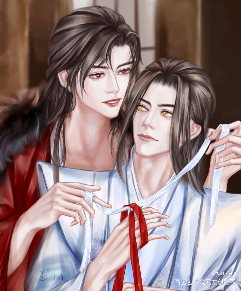 婚后（向路过的朋友们求个赞～_魔道祖师忘羡蓝忘机魏无羡板绘涂我要上首推绘画作品