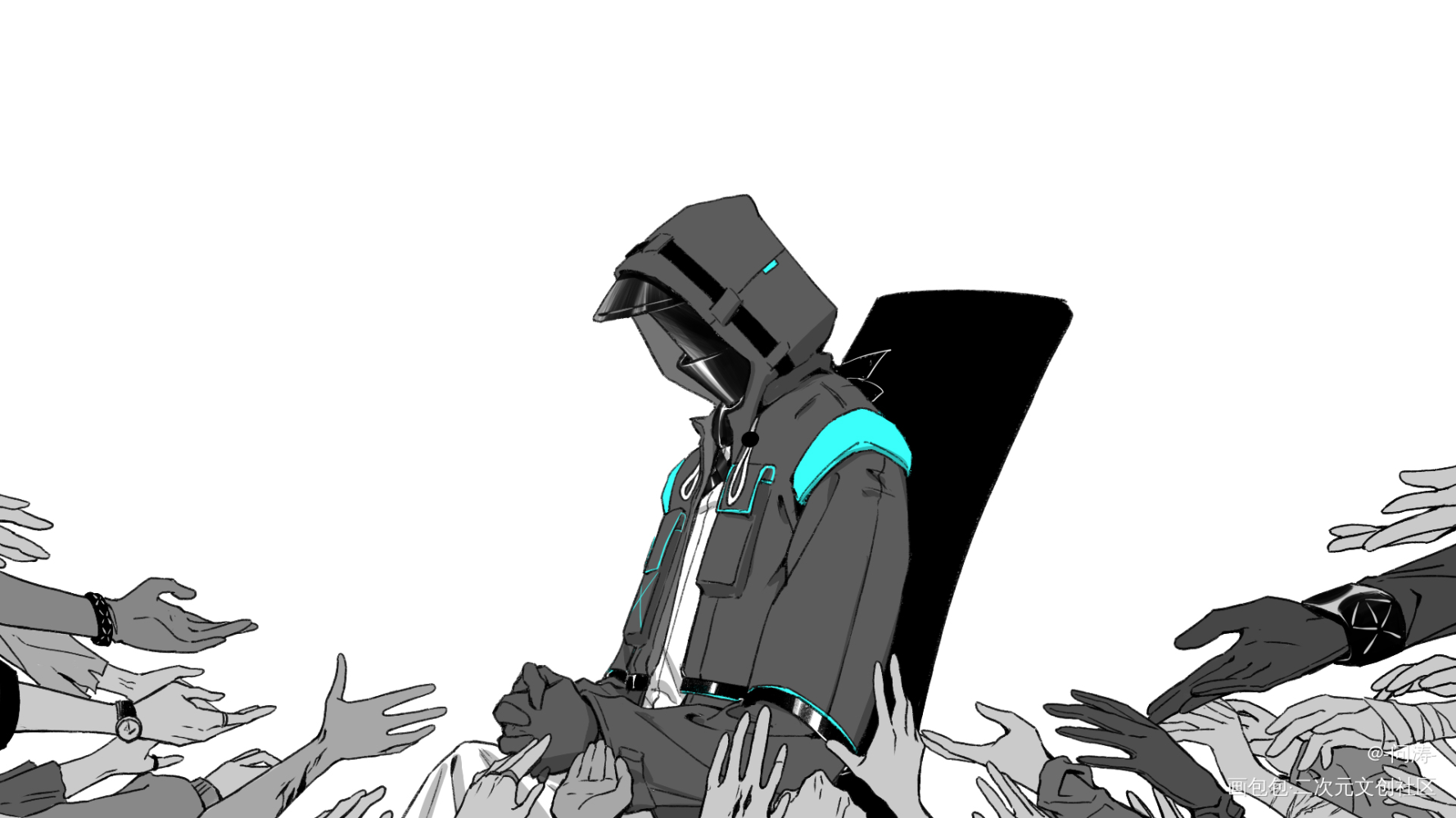 _明日方舟舟芳汀博芳芳博绘画作品