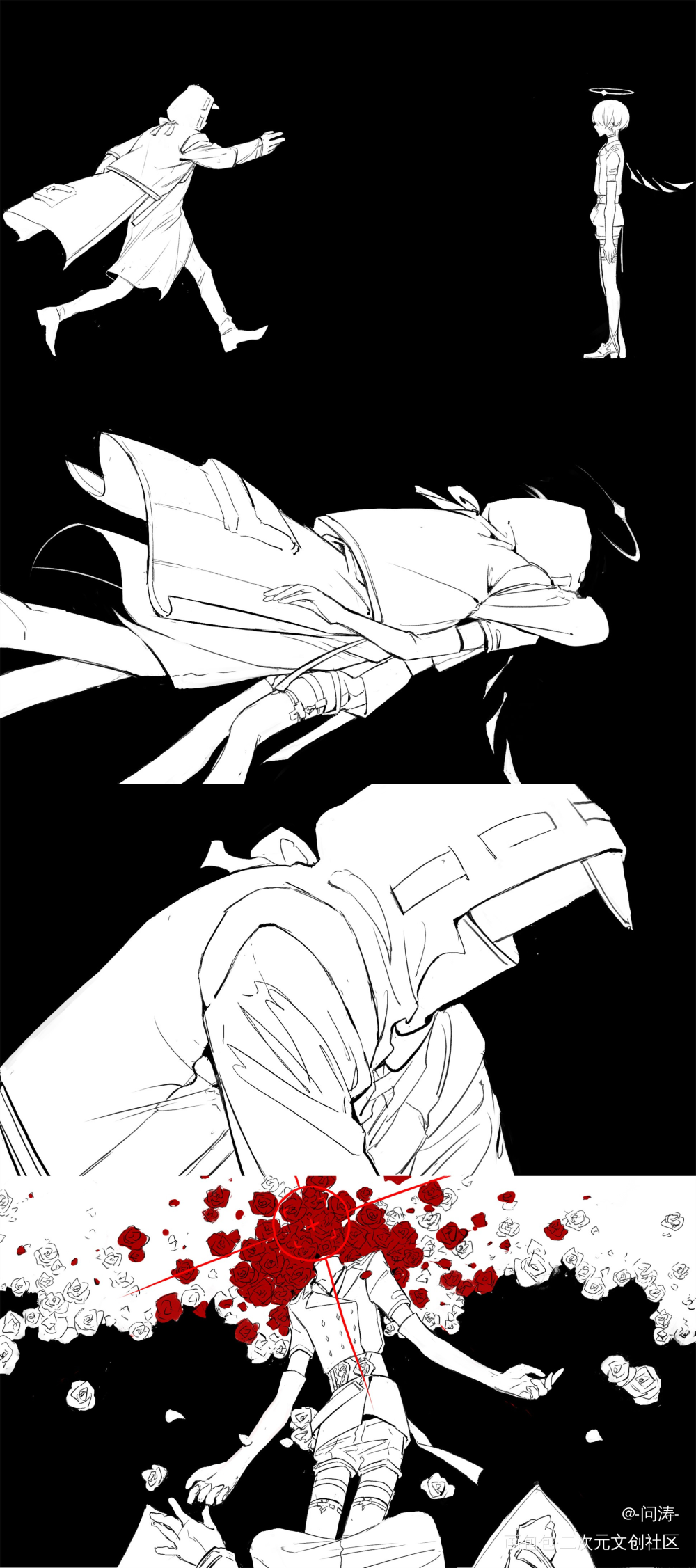 _明日方舟舟芳汀博芳芳博绘画作品