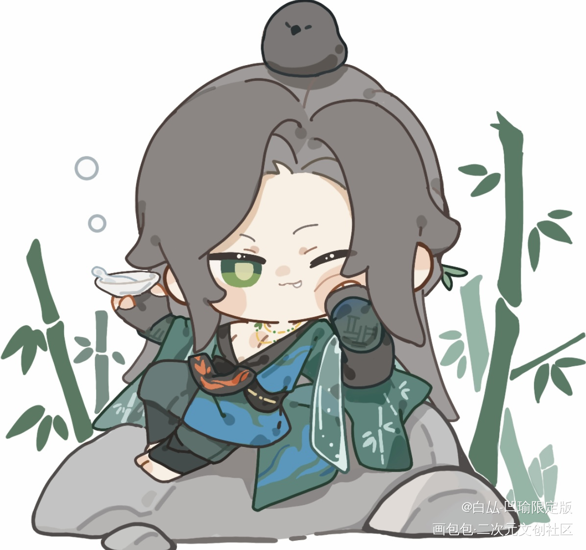 山鬼qq_无尘永劫无间绘画作品