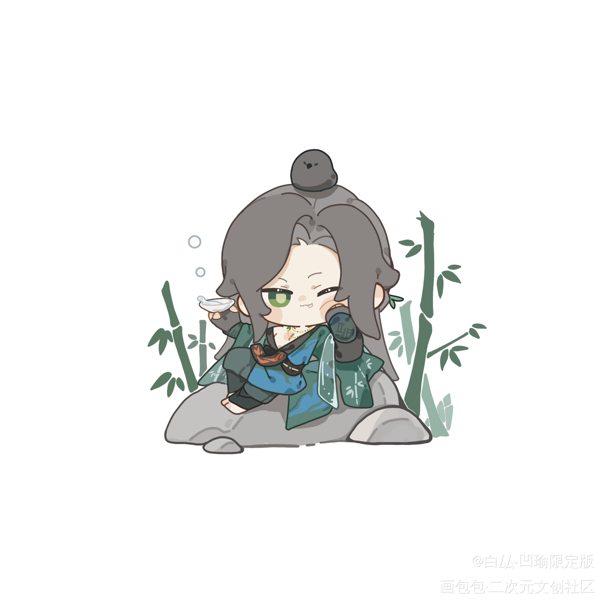 山鬼qq_无尘永劫无间绘画作品