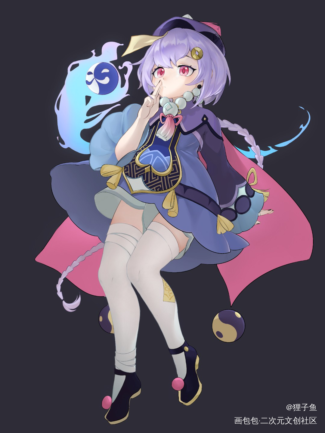 七七_原神七七procreate绘画绘画作品