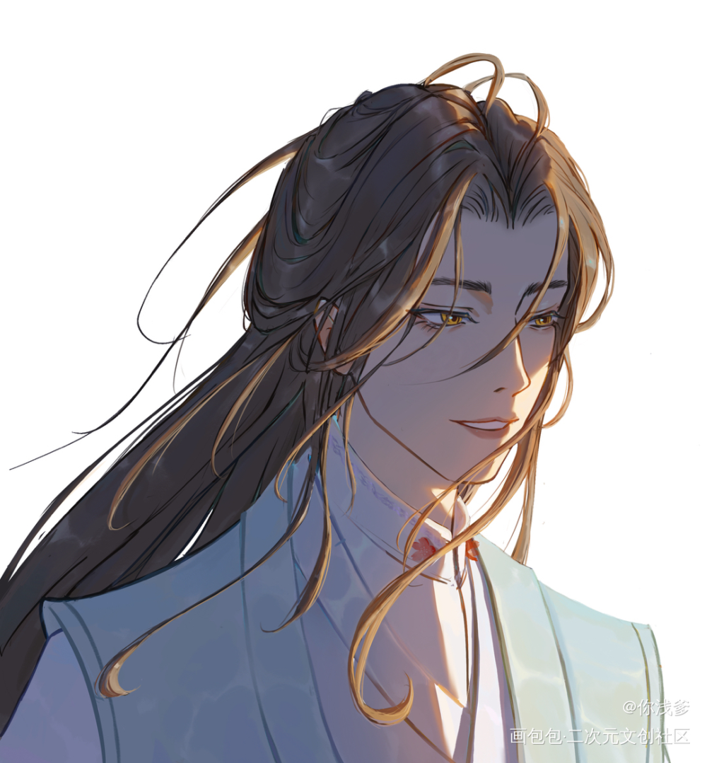 二哈和他的白猫师尊_二哈和他的白猫师尊楚晚宁绘画作品