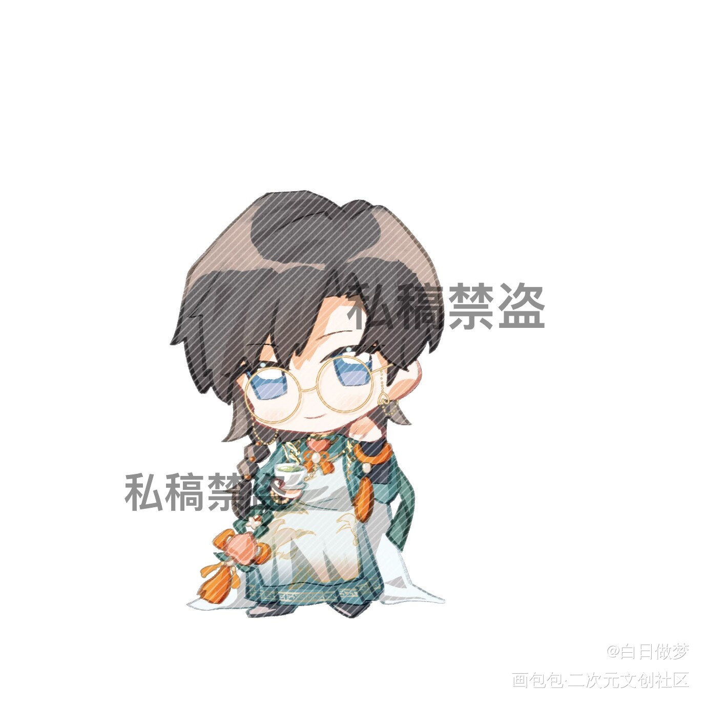 瓷彩男少主_食物语食物语男少主男少主绘画作品