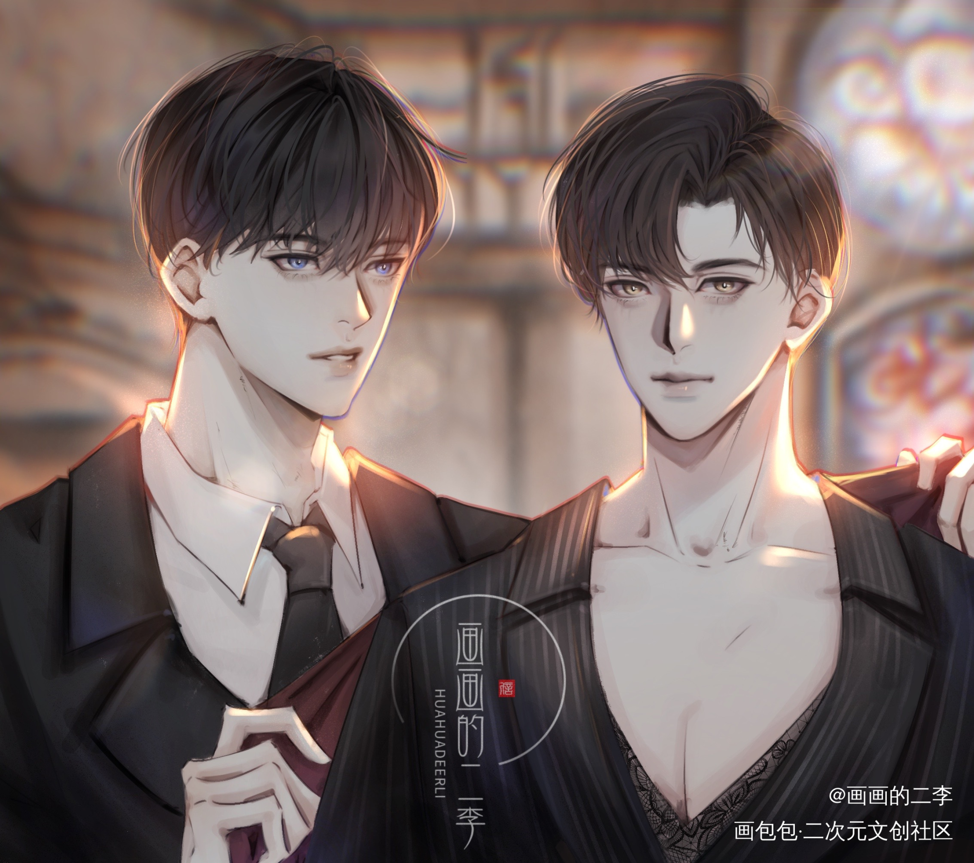 简哥and玉玉子_你却爱着一个傻逼188男团李玉简隋英绘画作品