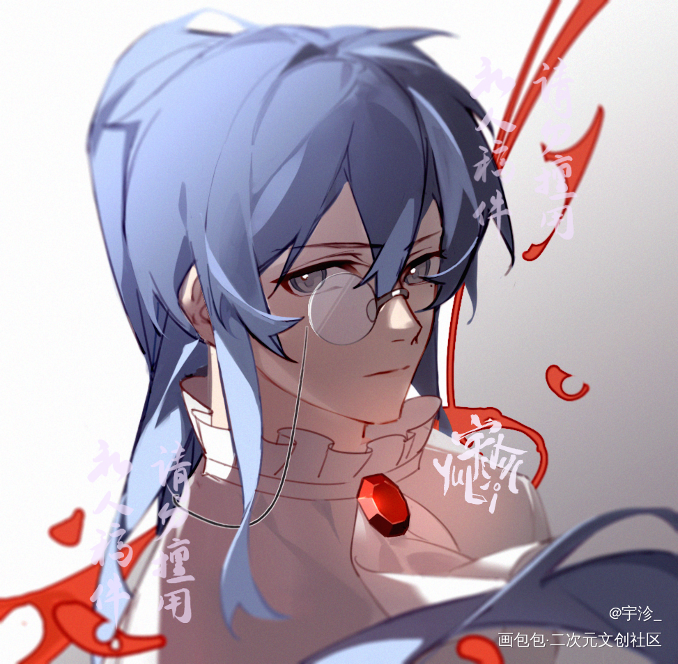 自设·纳撒尼尔_原创人物自设约稿oc绘画作品
