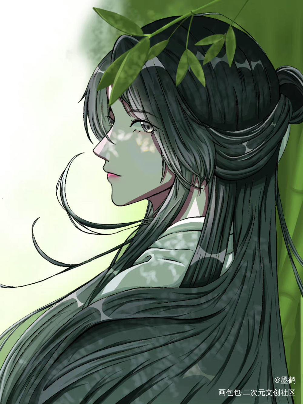 林清羽_林清羽三嫁咸鱼二创绘画绘画作品