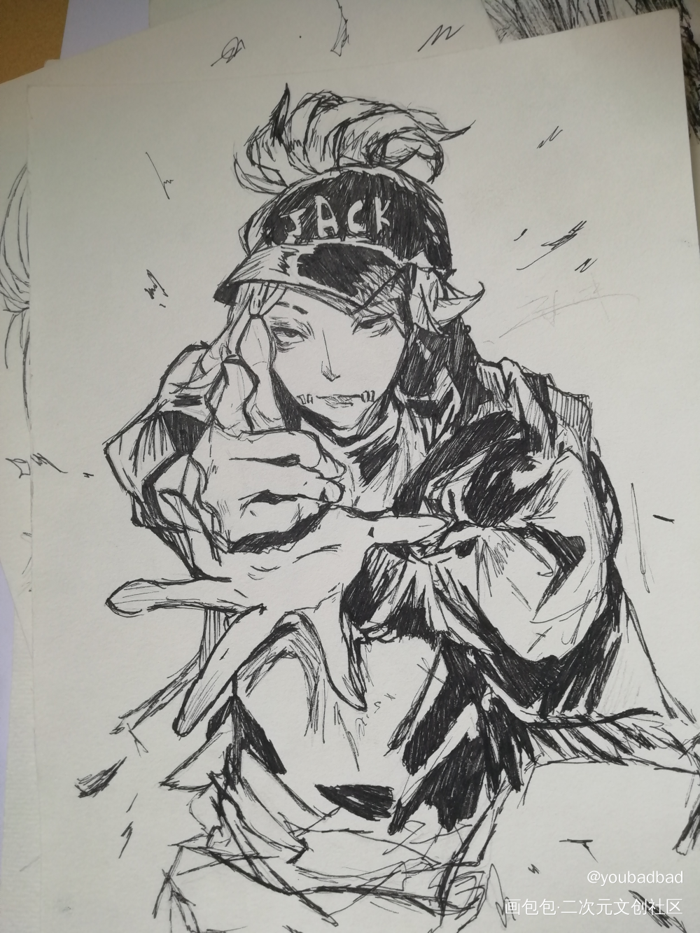 _第五人格第五人格佣兵奈布萨贝达奈布佣兵绘画作品