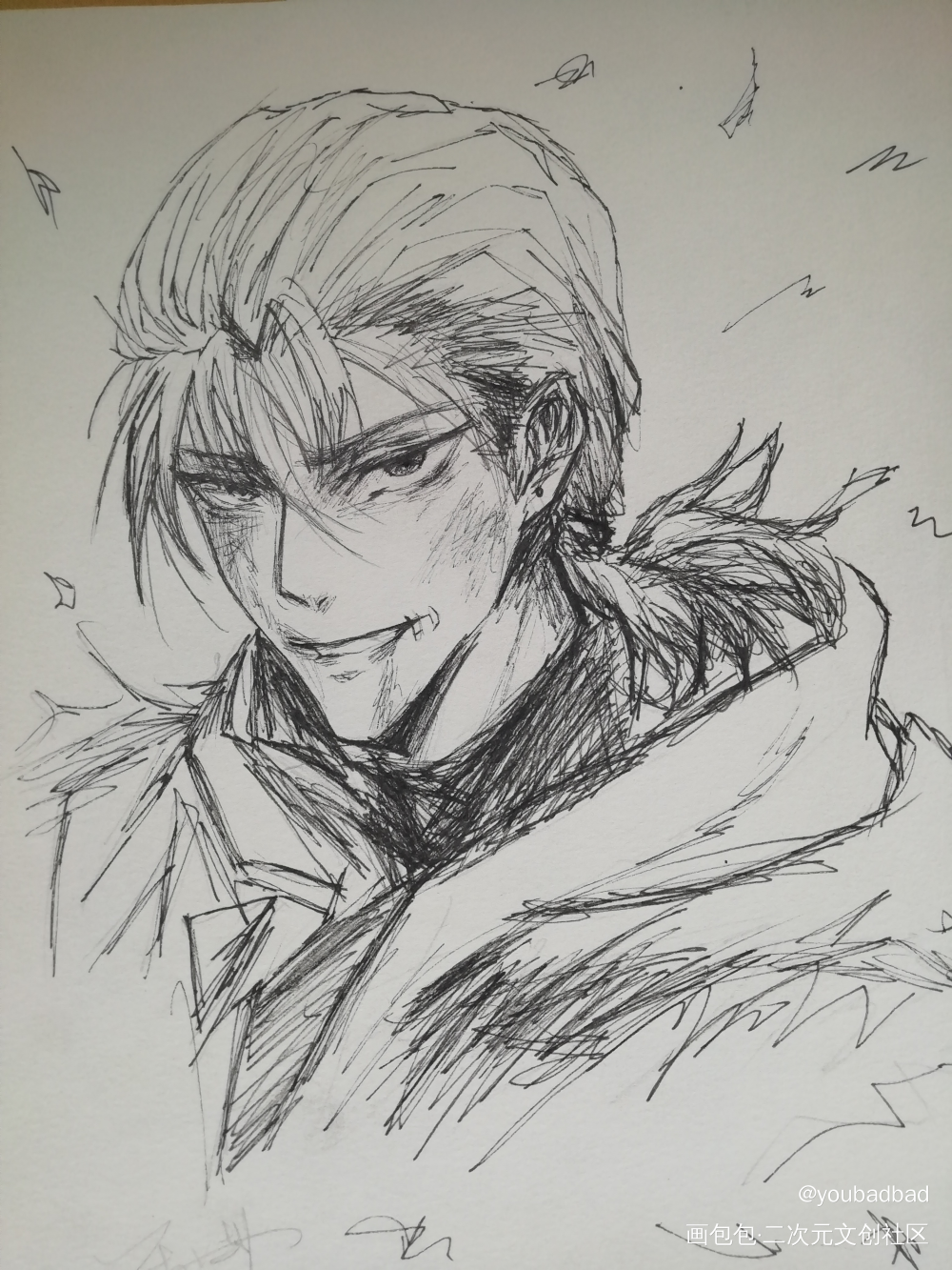 _第五人格第五人格佣兵奈布萨贝达奈布佣兵绘画作品