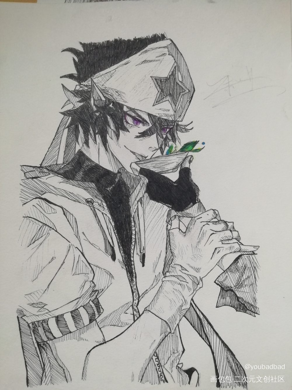 _凹凸世界凹凸世界雷狮雷安凹凸世界安迷修雷狮安迷修绘画作品