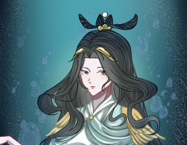 乱世女子犹如浮萍，身不由己_绘画作品
