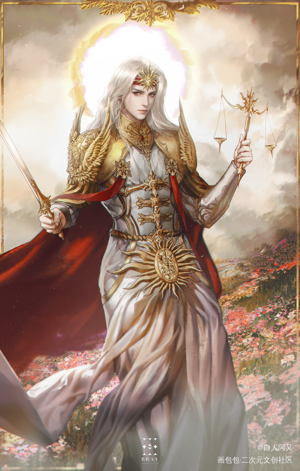 OC_板绘涂厚涂插画板绘绘画原创oc绘画作品