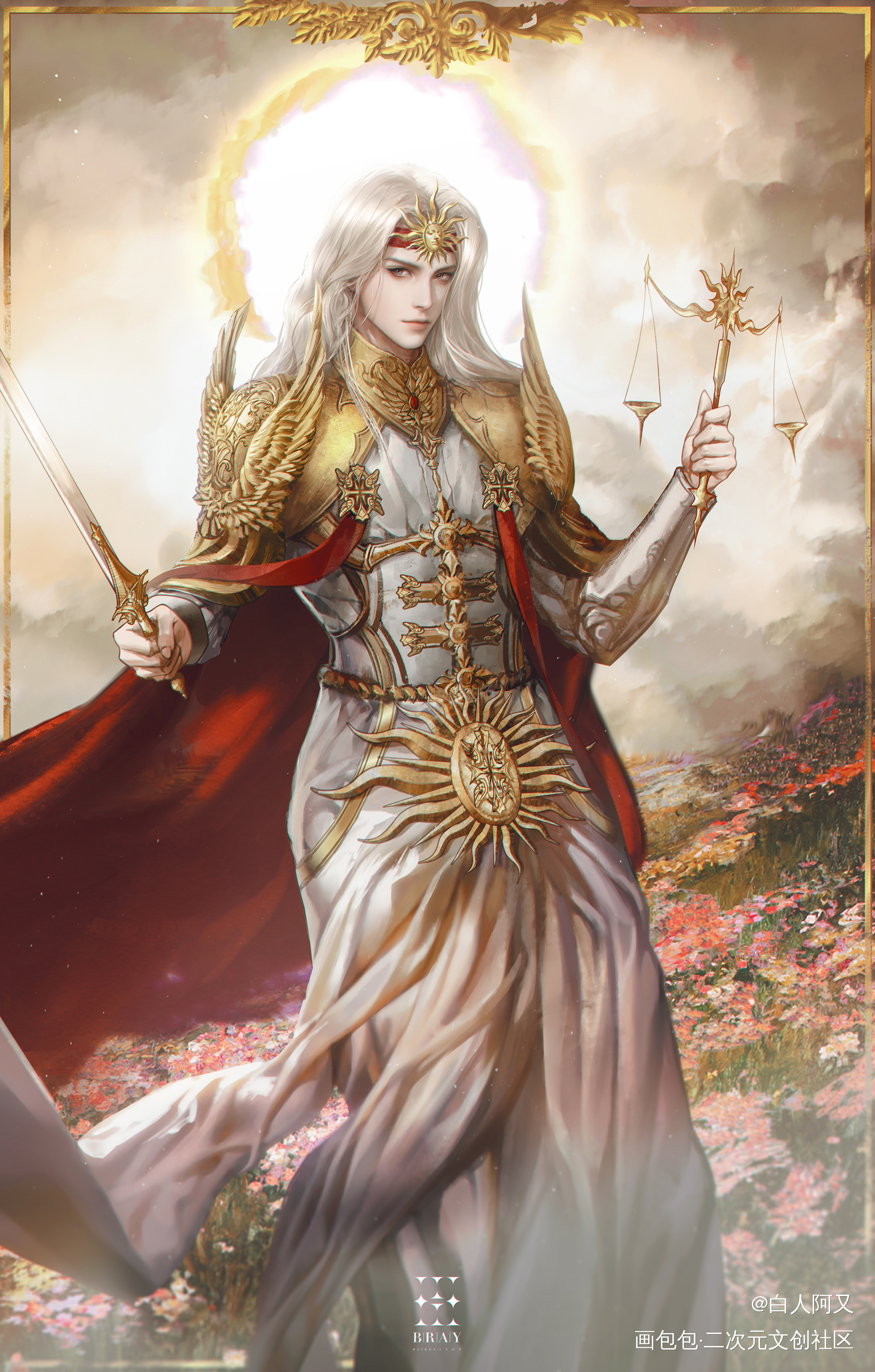 OC_板绘涂厚涂插画板绘绘画原创oc绘画作品