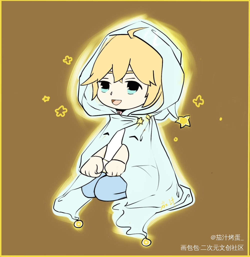 摸鱼_凹凸世界金绘画作品