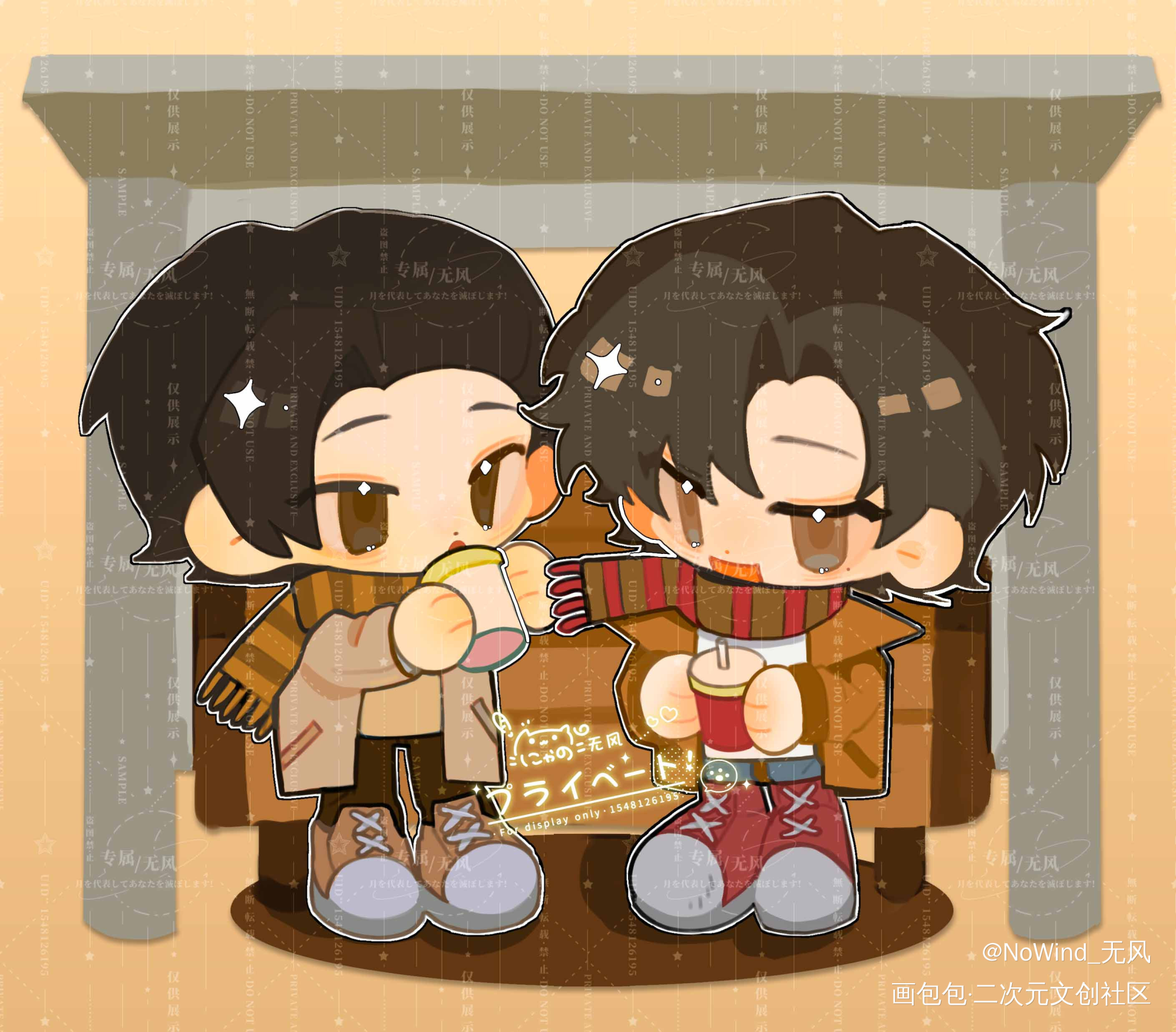 🍂奶味秋🍁_谁把谁当真妹叔黎朔赵锦辛绘画作品