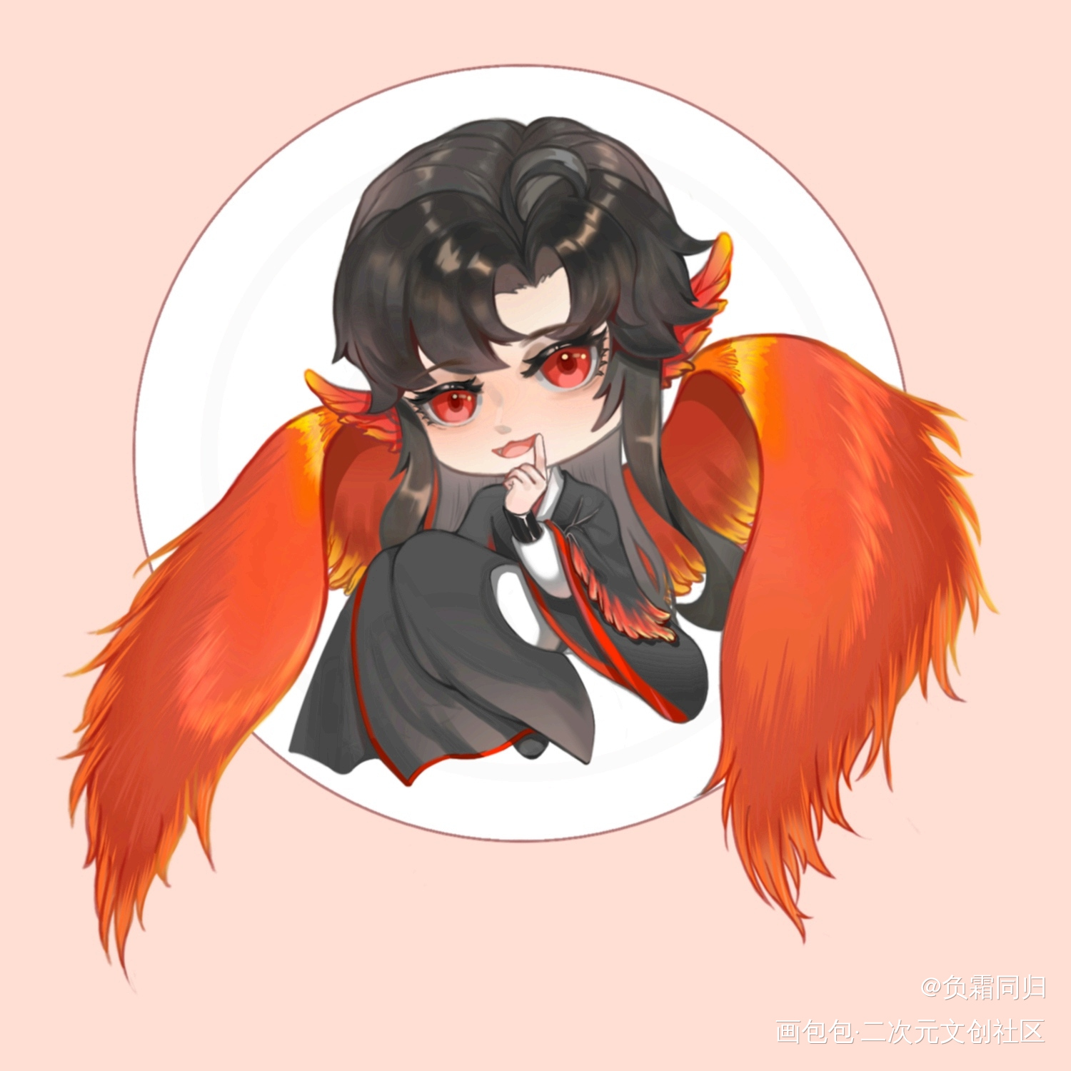凤凰小羡_魔道祖师忘羡绘画作品