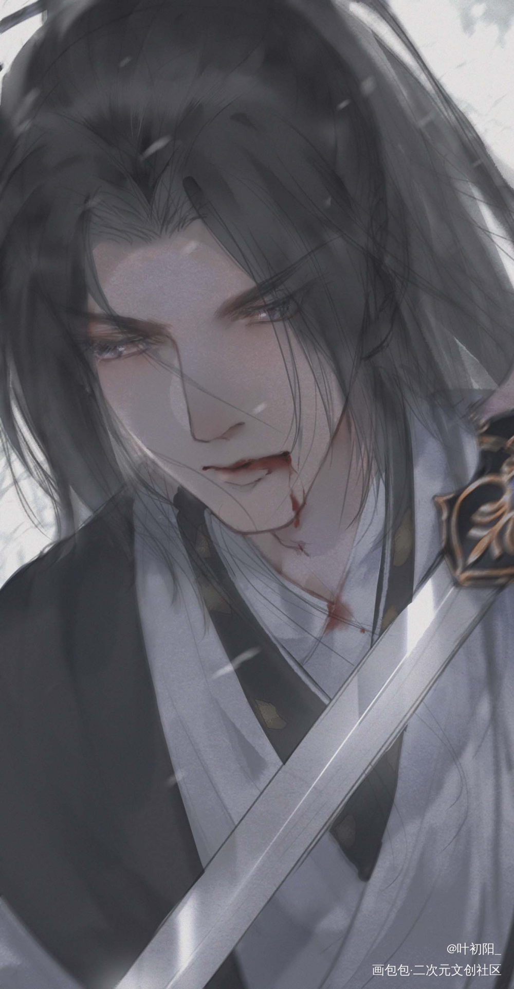 _剑网3纯阳古风同人绘画绘画作品