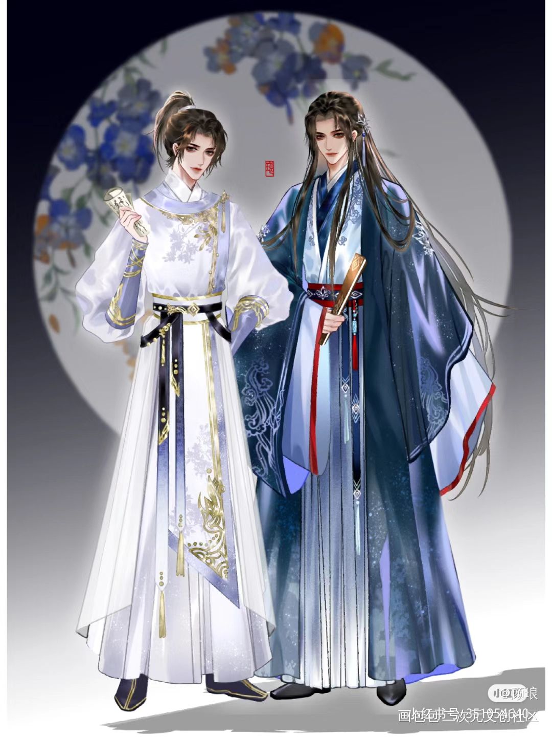 敌敌畏纪事_敌敌畏纪事画手约稿古风耽美插画约稿板绘绘画绘画作品