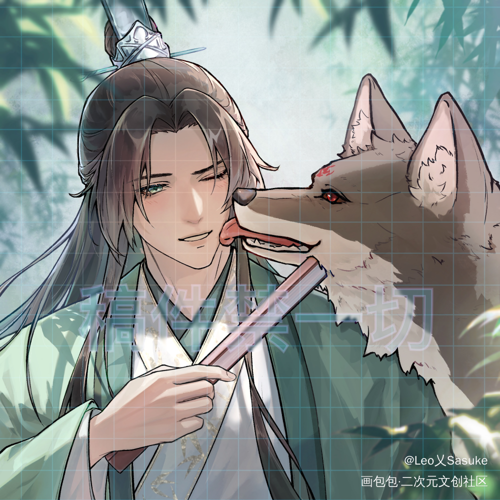 冰秋稿_人渣反派自救系统冰秋沈清秋洛冰河绘画作品