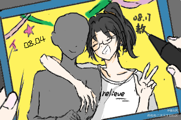 自设～_摸鱼页绘画作品