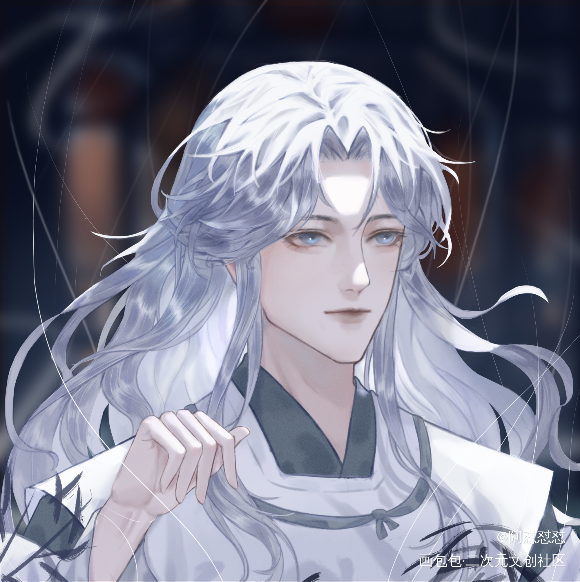塔维尔_我在惊悚游戏里封神绘画作品