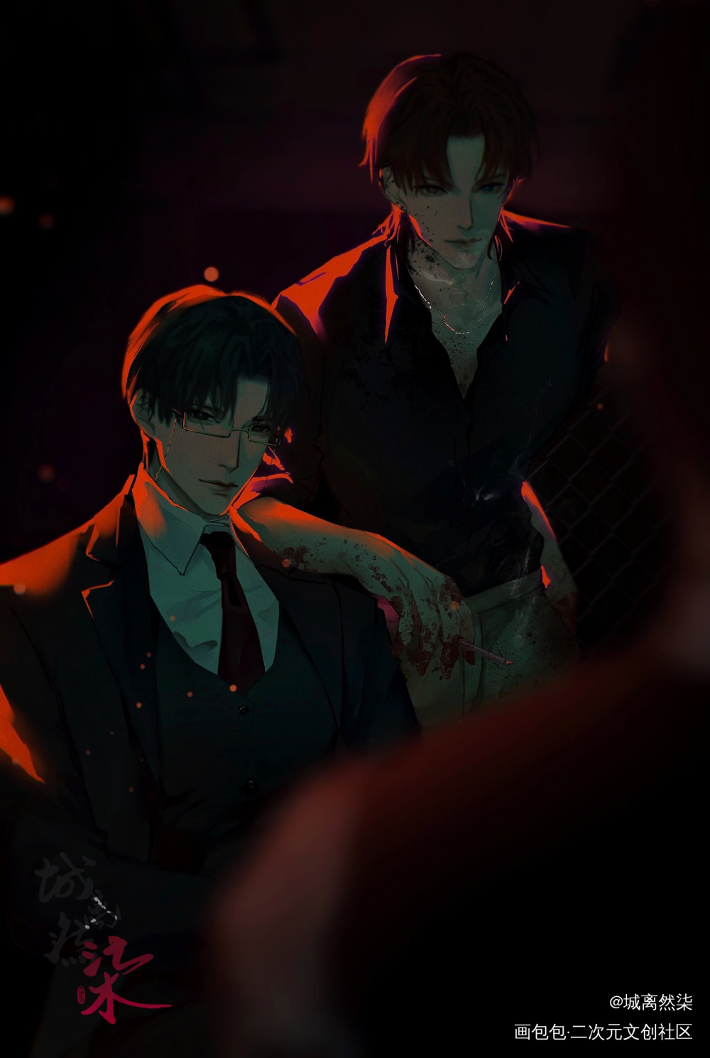 喻文州梦女向_全职高手喻文州板绘涂梦女绘画作品