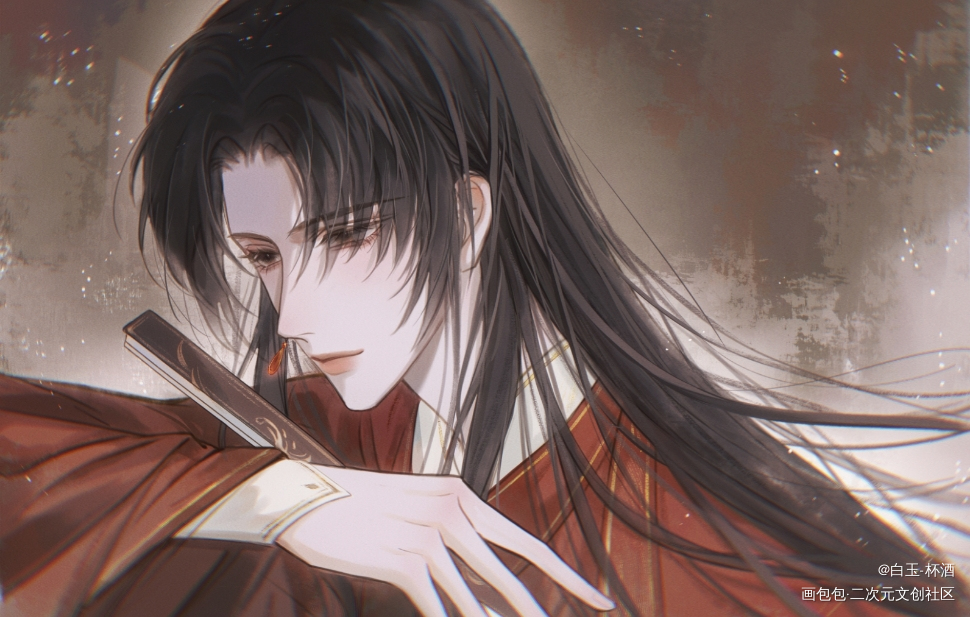 _将进酒沈兰舟绘画作品