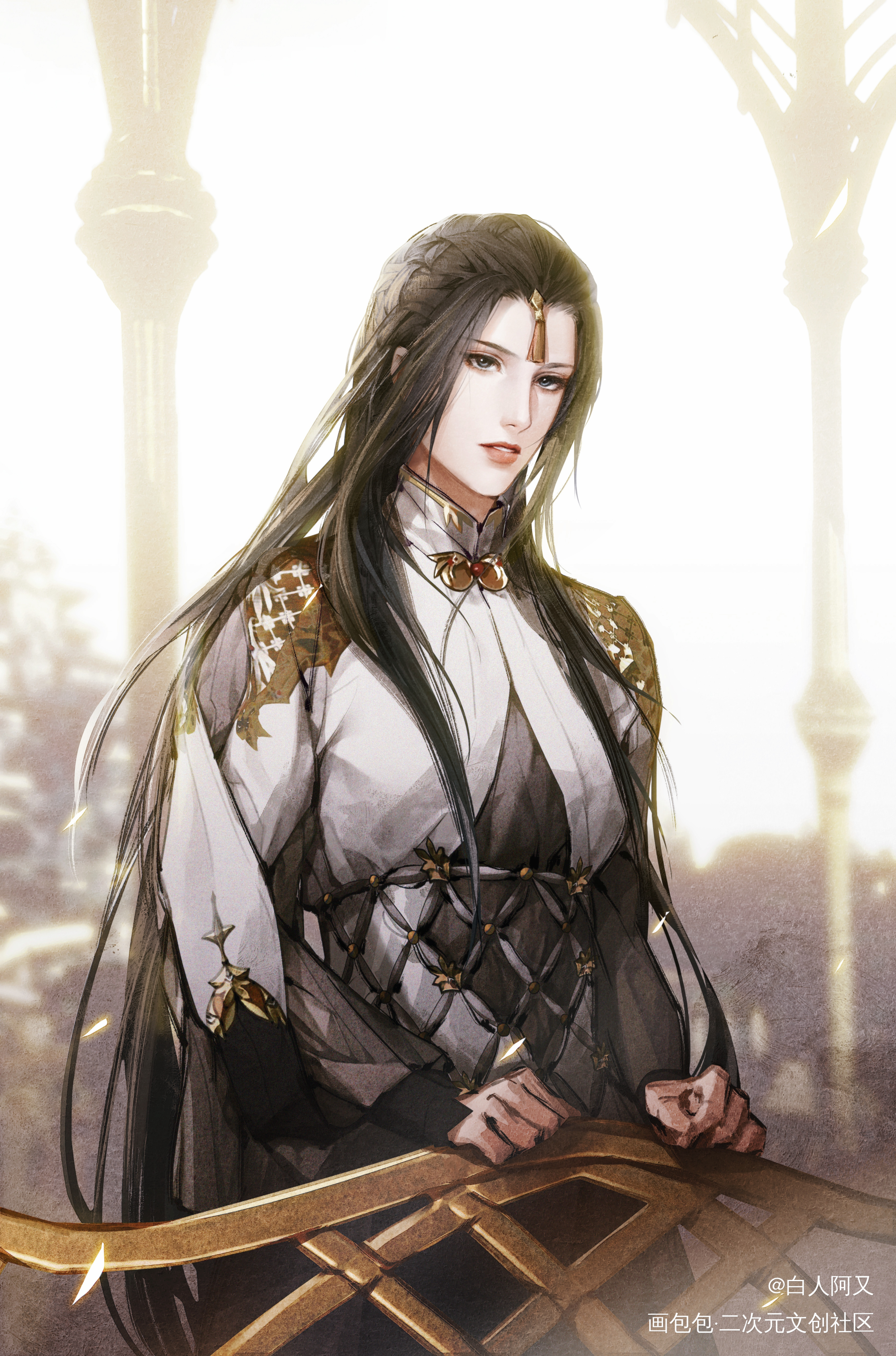 云无月_云无月板绘涂插画同人古剑三古剑奇谭三板绘绘画绘画作品