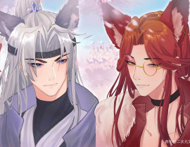 🐺🦊_绘画作品