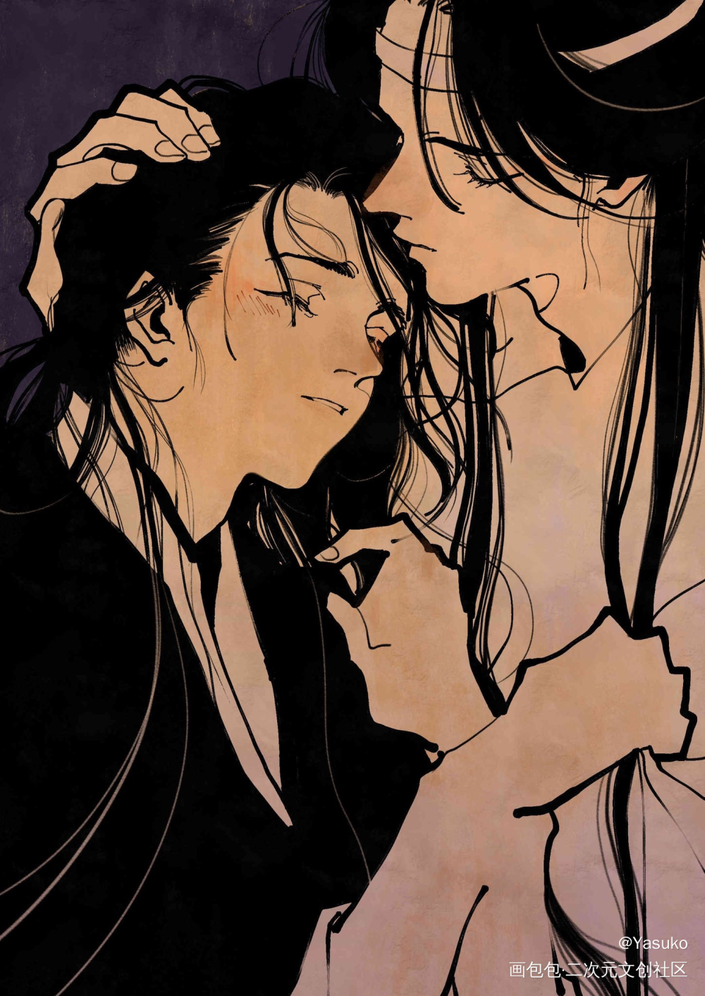 摸鱼混更_魔道祖师绘画作品