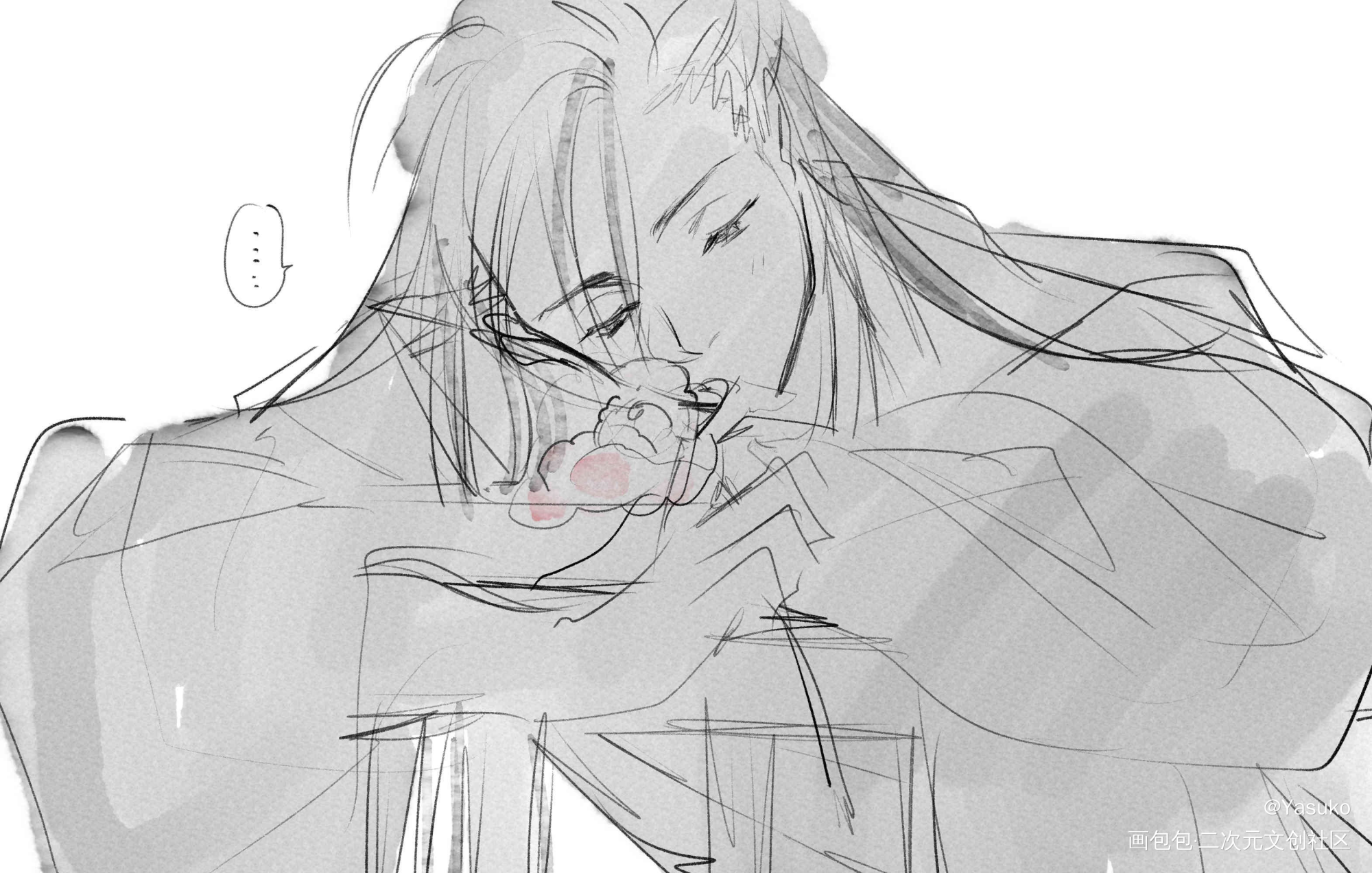 把我喜欢的鱼搬运一下_魔道祖师绘画作品