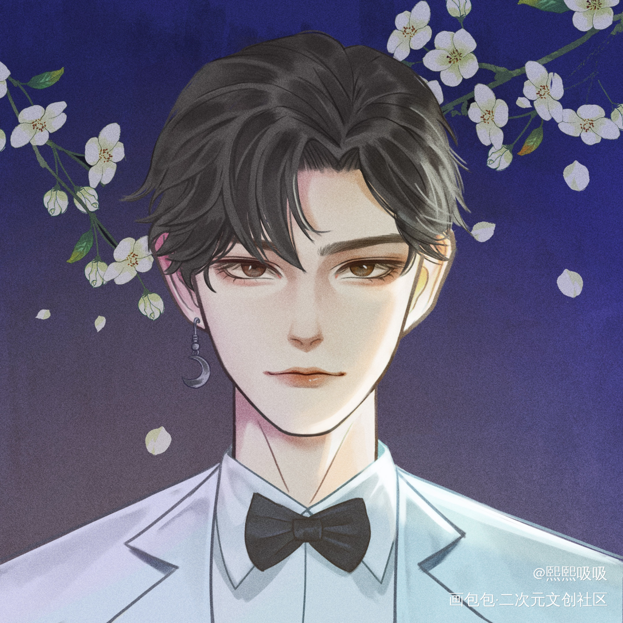 黎朔_谁把谁当真188男团妹叔黎朔绘画作品