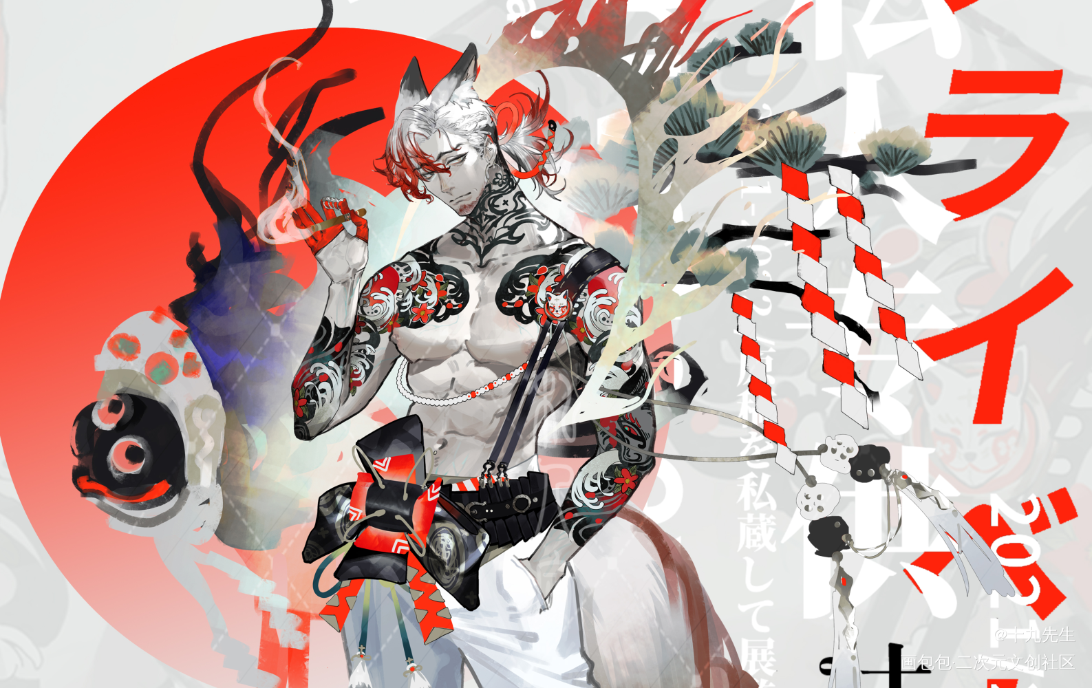 _平涂日系求点评我要上首推头像oc绘画作品