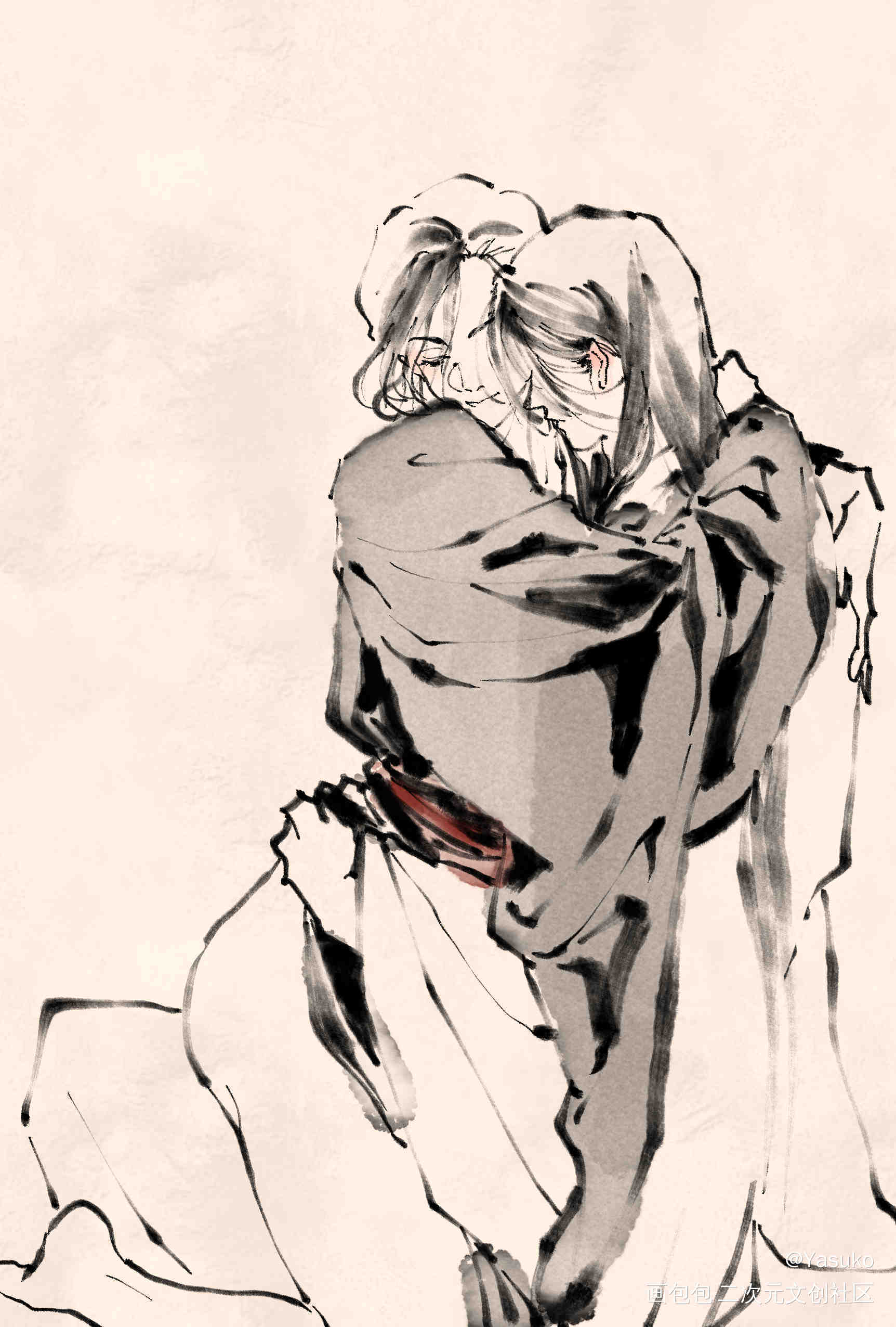 忘羡车_魔道祖师绘画作品