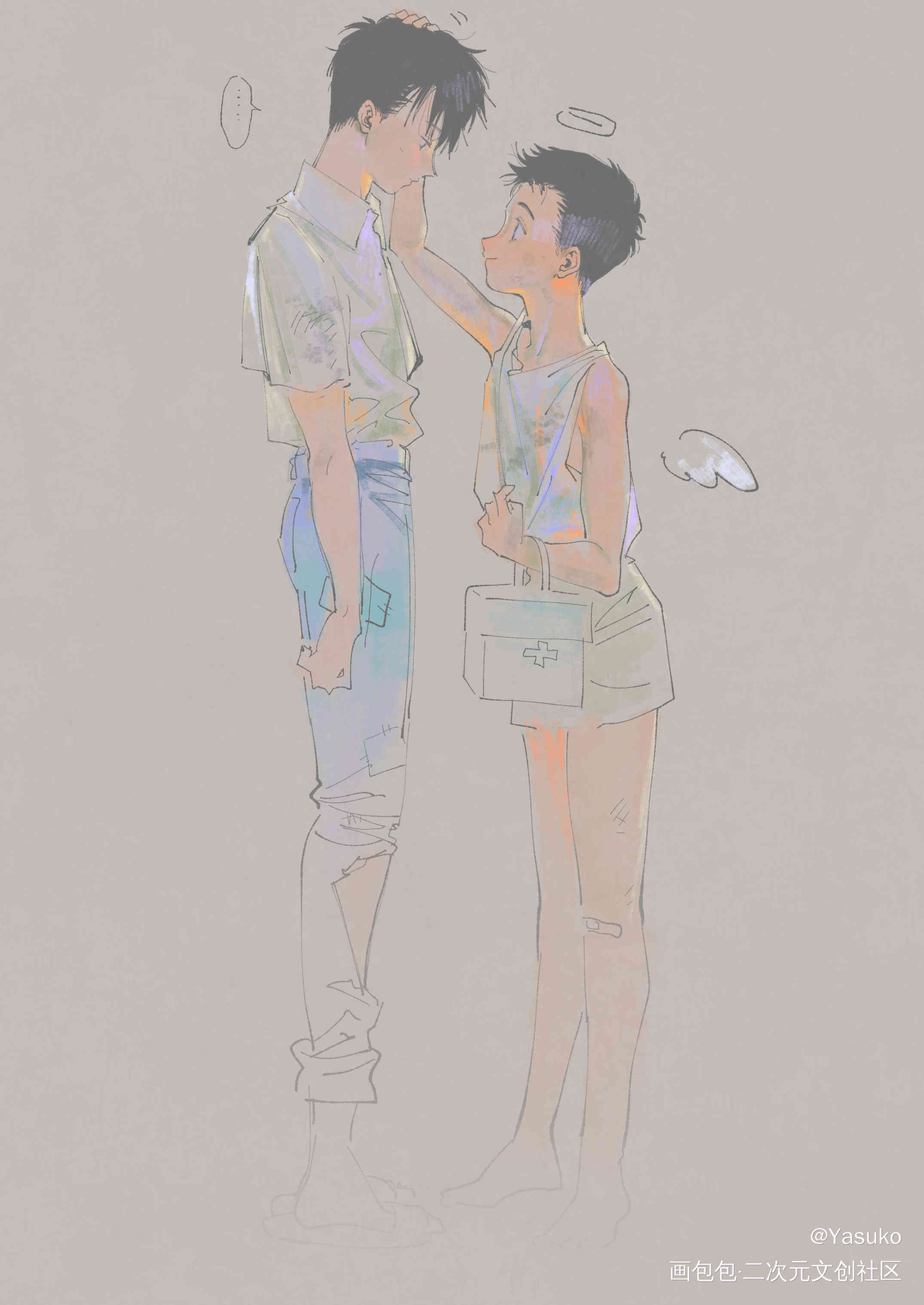 恶性依赖_恶性依赖绘画作品