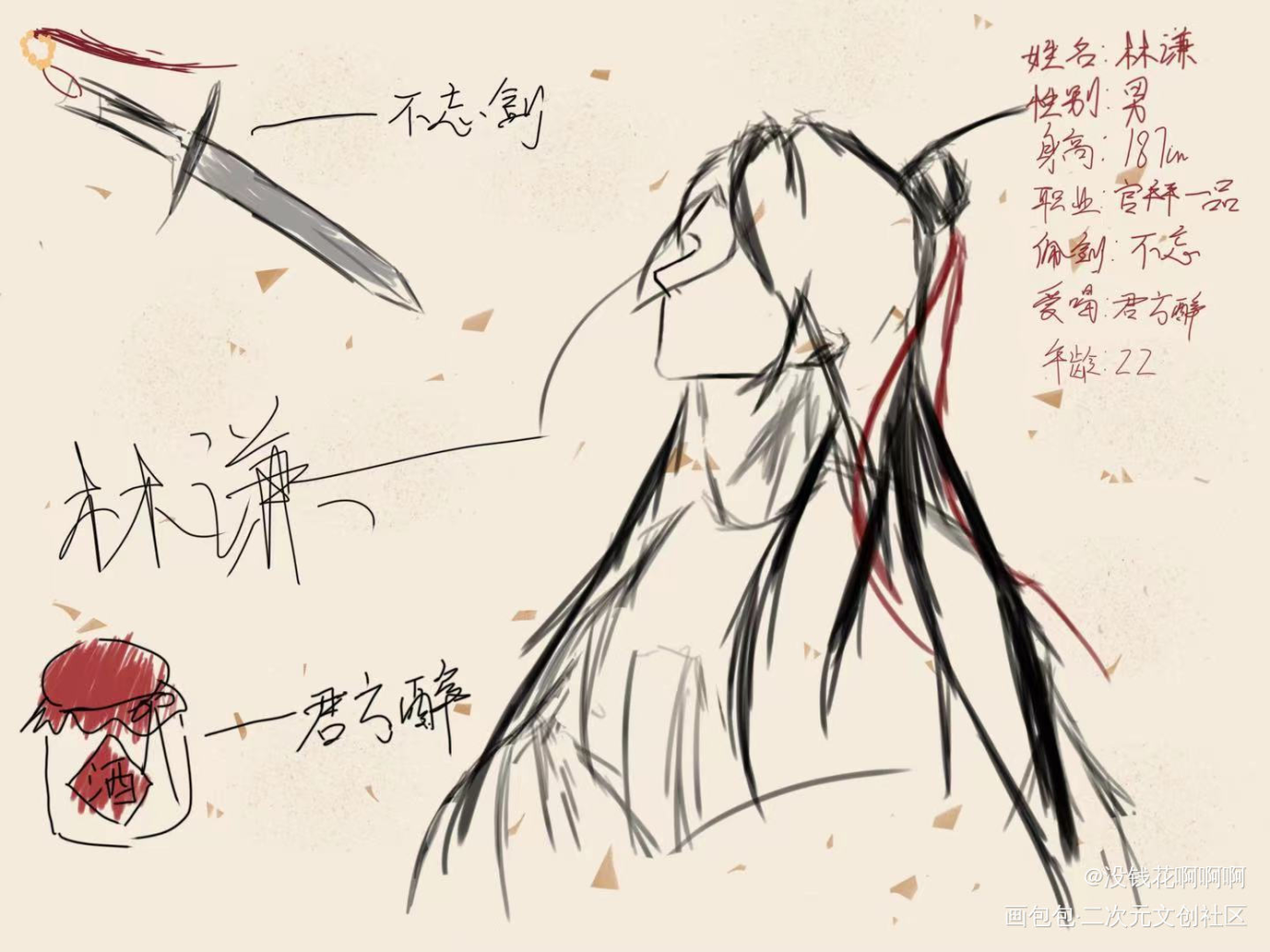 oc_古风oc绘画作品