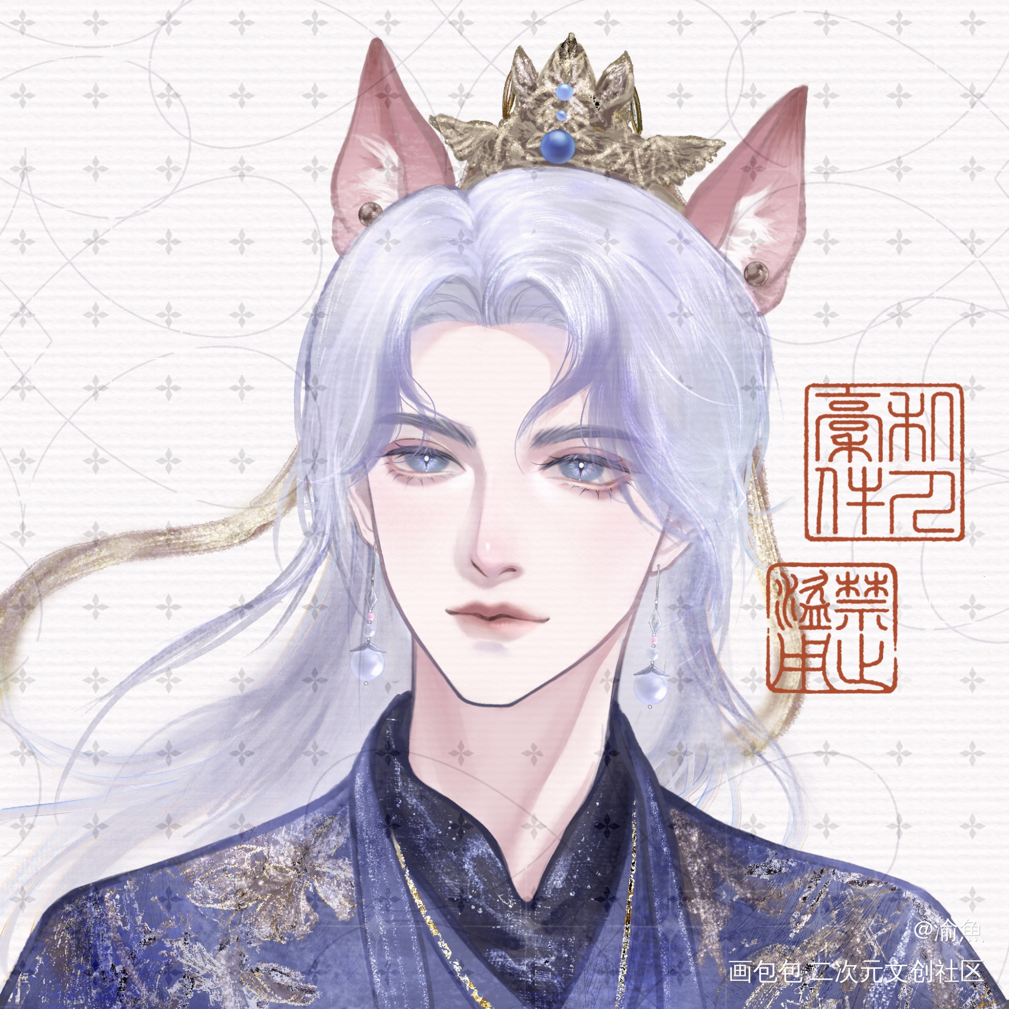 又稿了华仔_一梦江湖华山古风头像付费委托稿件绘画绘画作品