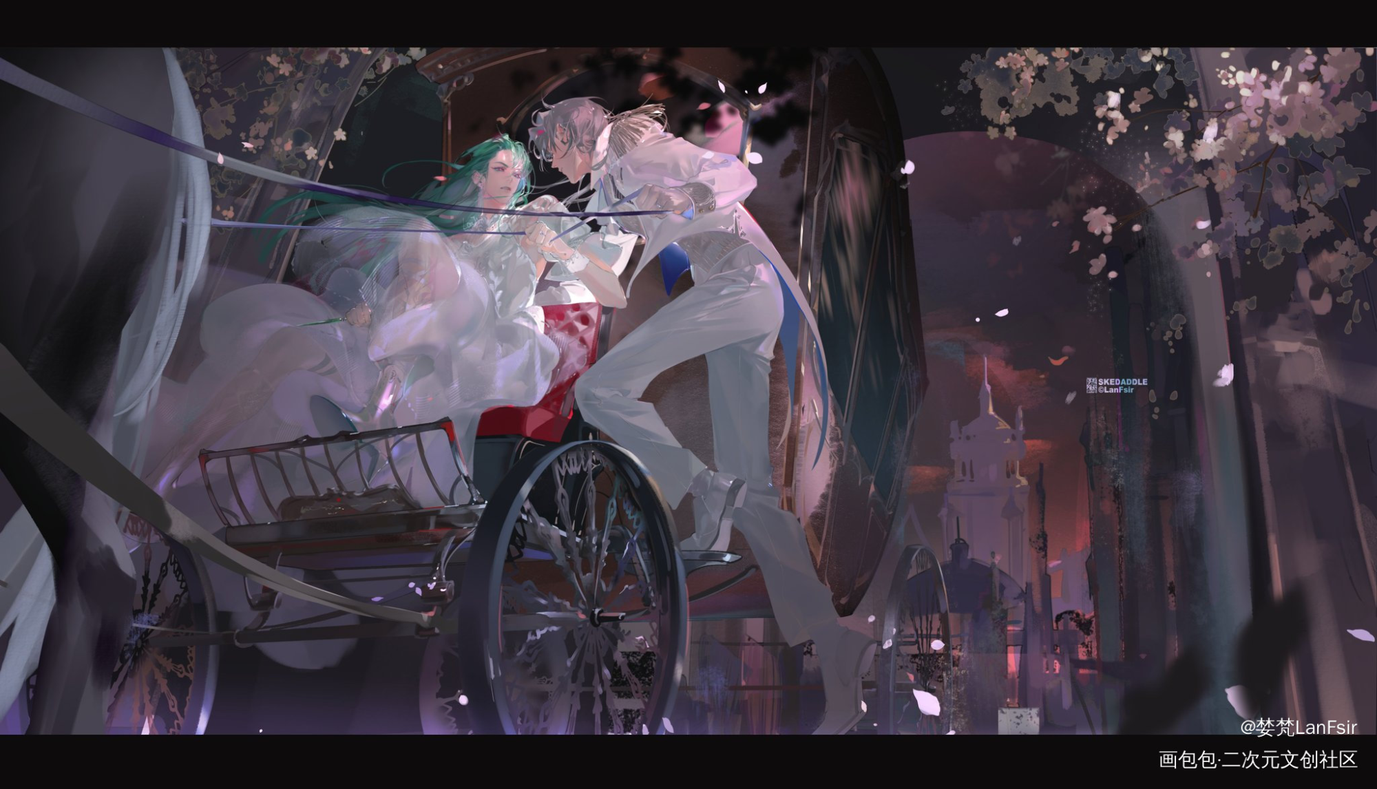 不带上新郎一起走吗_板绘涂ABObloc绘画作品