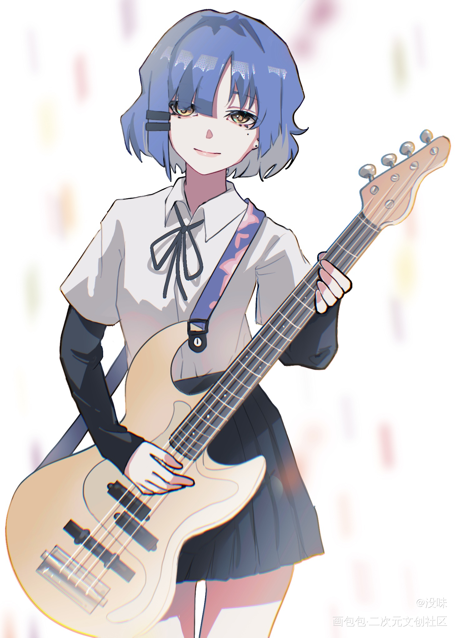 是凉~💗_山田凉孤独摇滚绘画作品